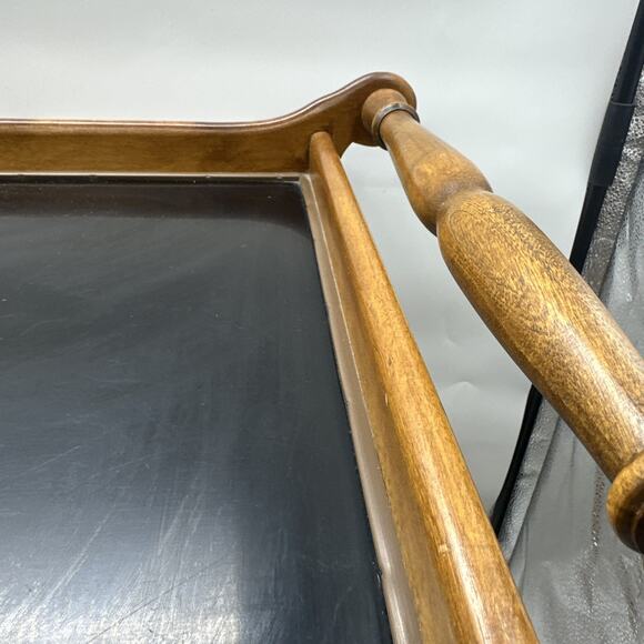 Antique Oak Tea Cart Cushman - Picture 6 of 16